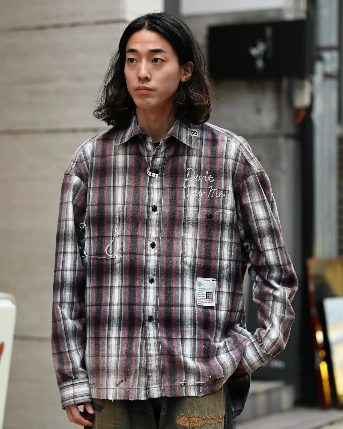 Maison MIHARA YASUHIRO / VINTAGE LIKE CHECK SHIRTS (J16SH181)