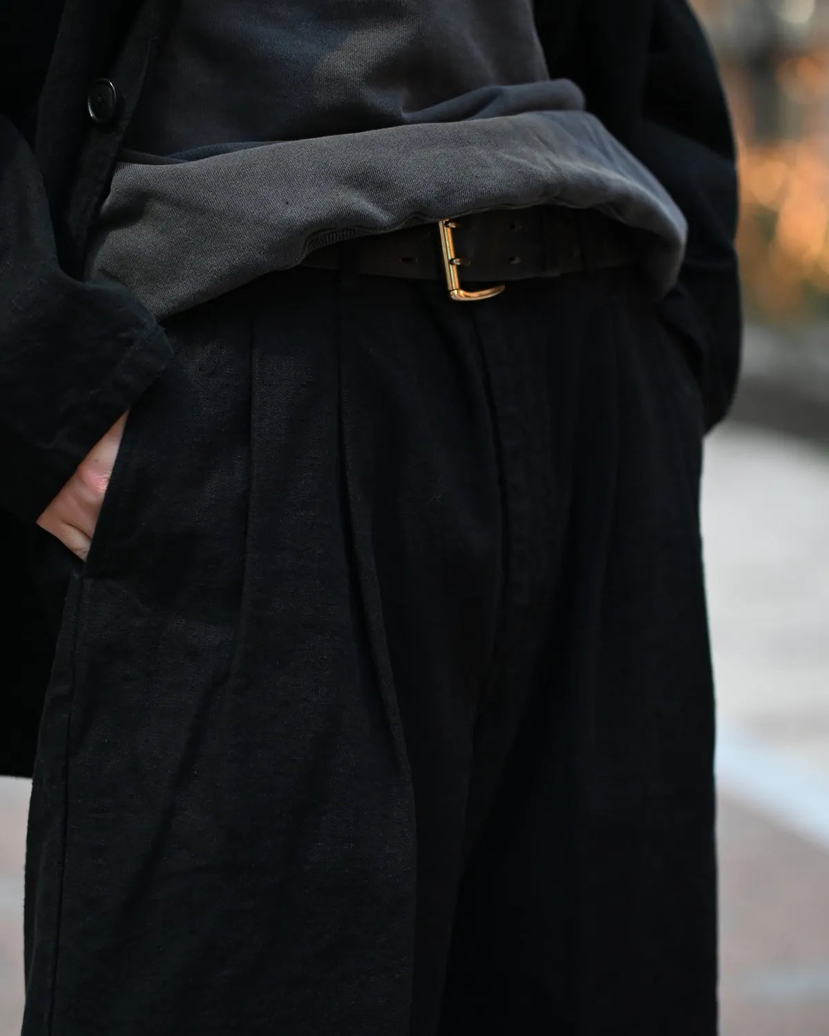 COOTIE PRODUCTIONS® / C/Li Canvas 2 Tuck Trousers (CTE-26S104)