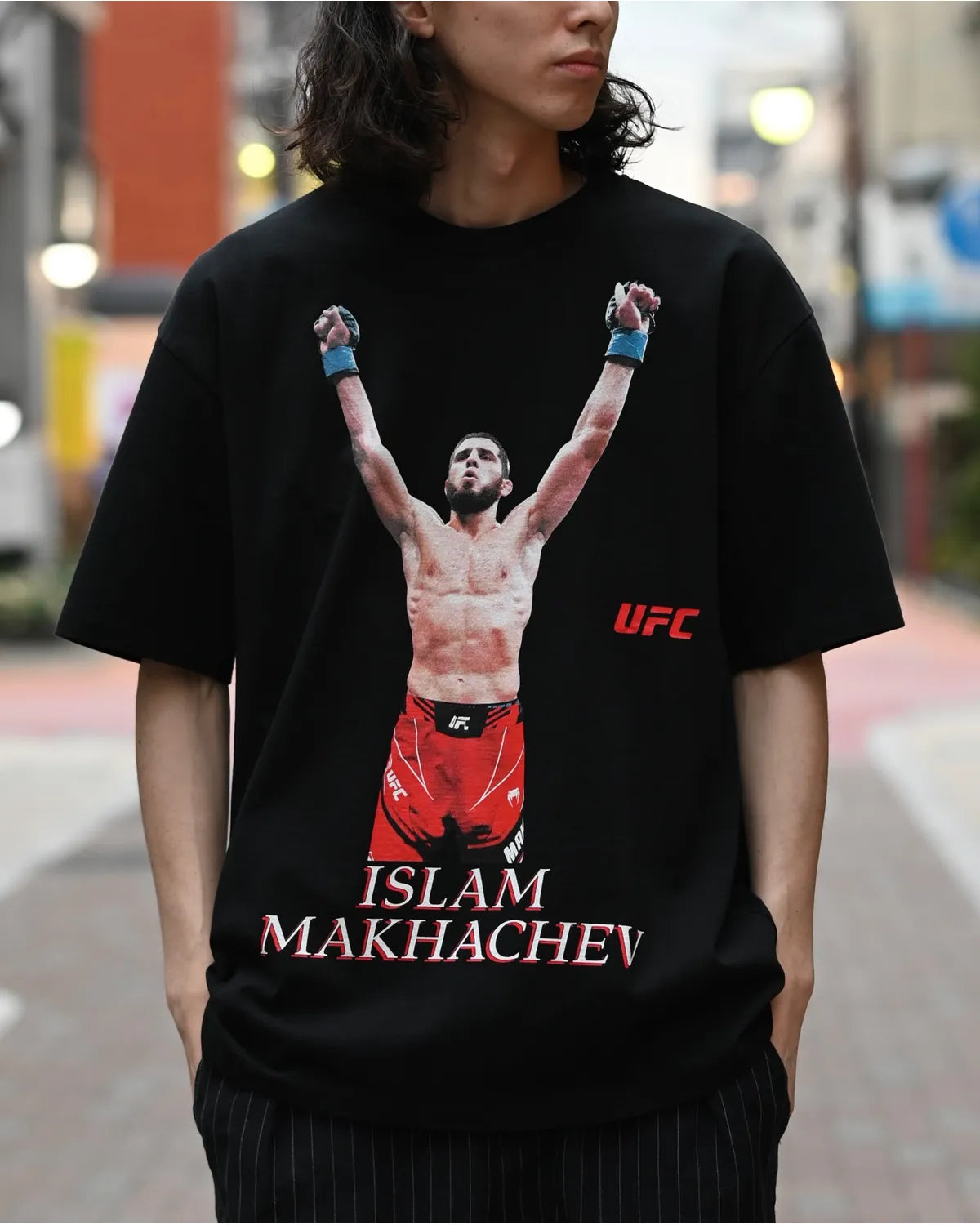 WACKO MARIA × UFC / WASHED HEAVY WEIGHT CREW NECK T-SHIRT -TYPE-1- (UFC-WM-WT01)