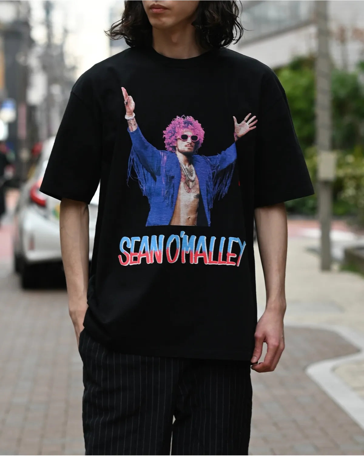 WACKO MARIA × UFC / WASHED HEAVY WEIGHT CREW NECK T-SHIRT -TYPE-4- (UFC-WM-WT04)