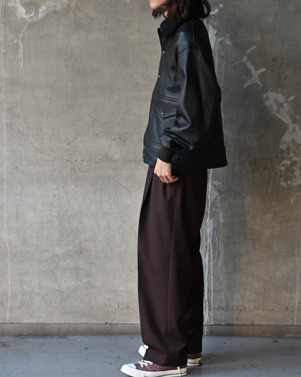 A.PRESSE / Leather A-1 Flight Jacket (26AAP-01-03)