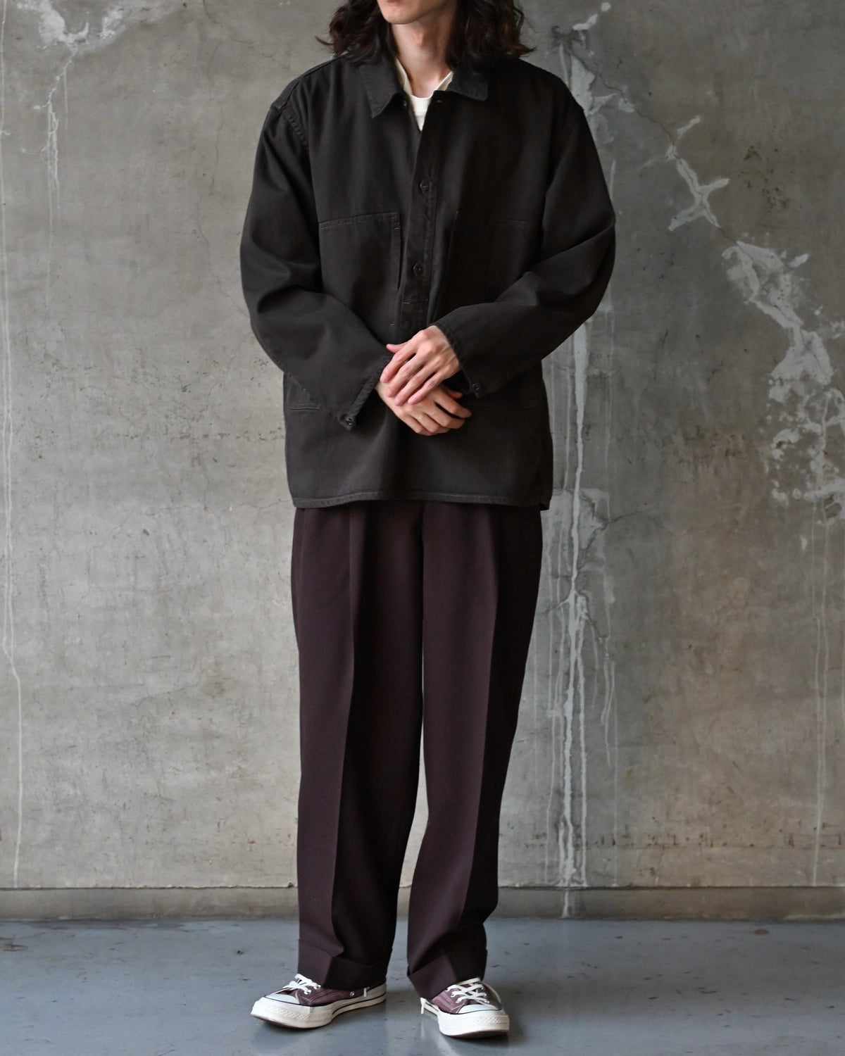 A.PRESSE / Vintage M-35 Denim Pullover Jacket (26AAP-01-57)