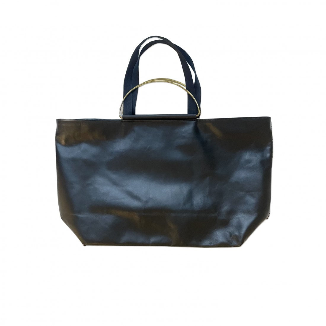 texnh / BRASS HANDLE TOTE(INLAY KNIT)