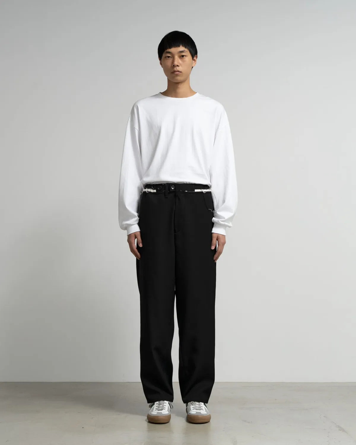 Graphpaper × CAMIEL FORTGEN / C.F × GP Scale Off-Wool Pants (GM254-40103)