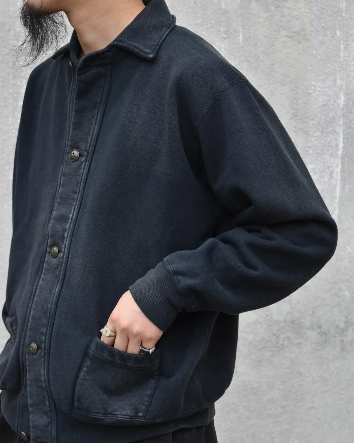A.PRESSE / Vintage Sweat Cardigan (25AAP-05-08)