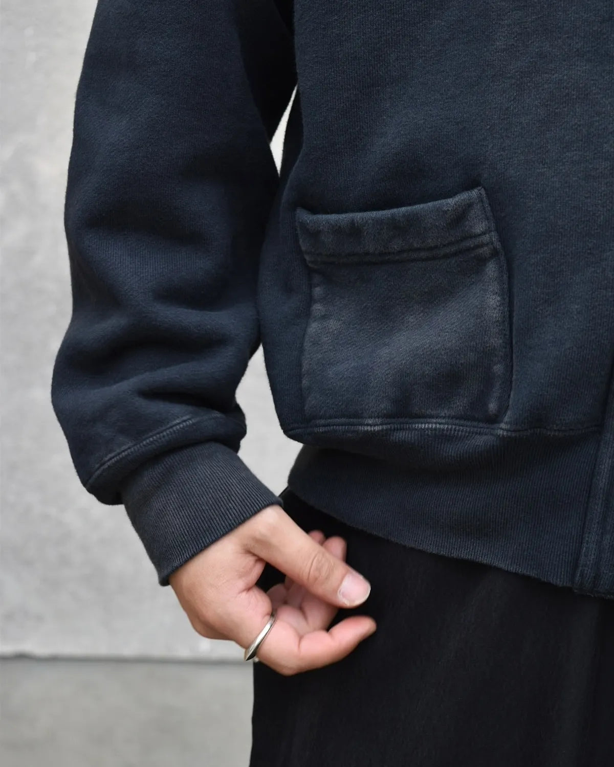 A.PRESSE / Vintage Sweat Cardigan (25AAP-05-08)
