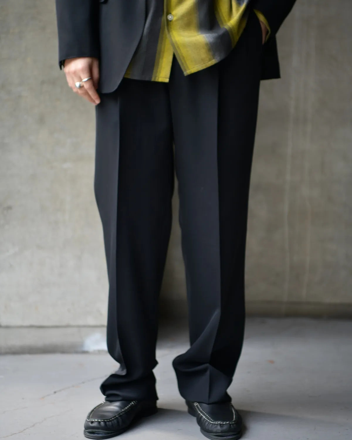 WACKO MARIA × DORMEUIL / SINGLE BREASTED JACKET -TYPE-7- & PLEATED TROUSERS (25FW-WMO-SU07)