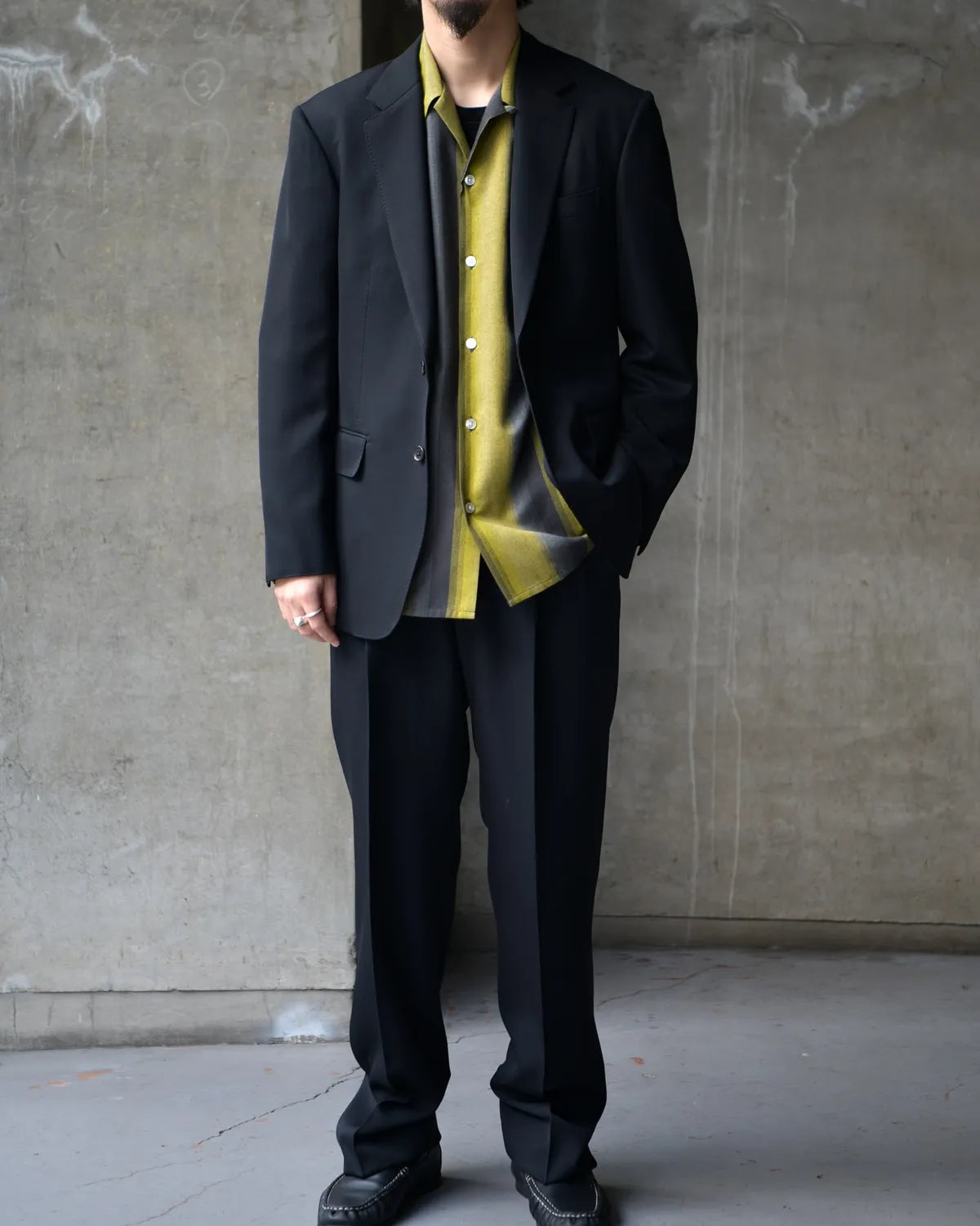 WACKO MARIA × DORMEUIL / SINGLE BREASTED JACKET -TYPE-7- & PLEATED TROUSERS (25FW-WMO-SU07)