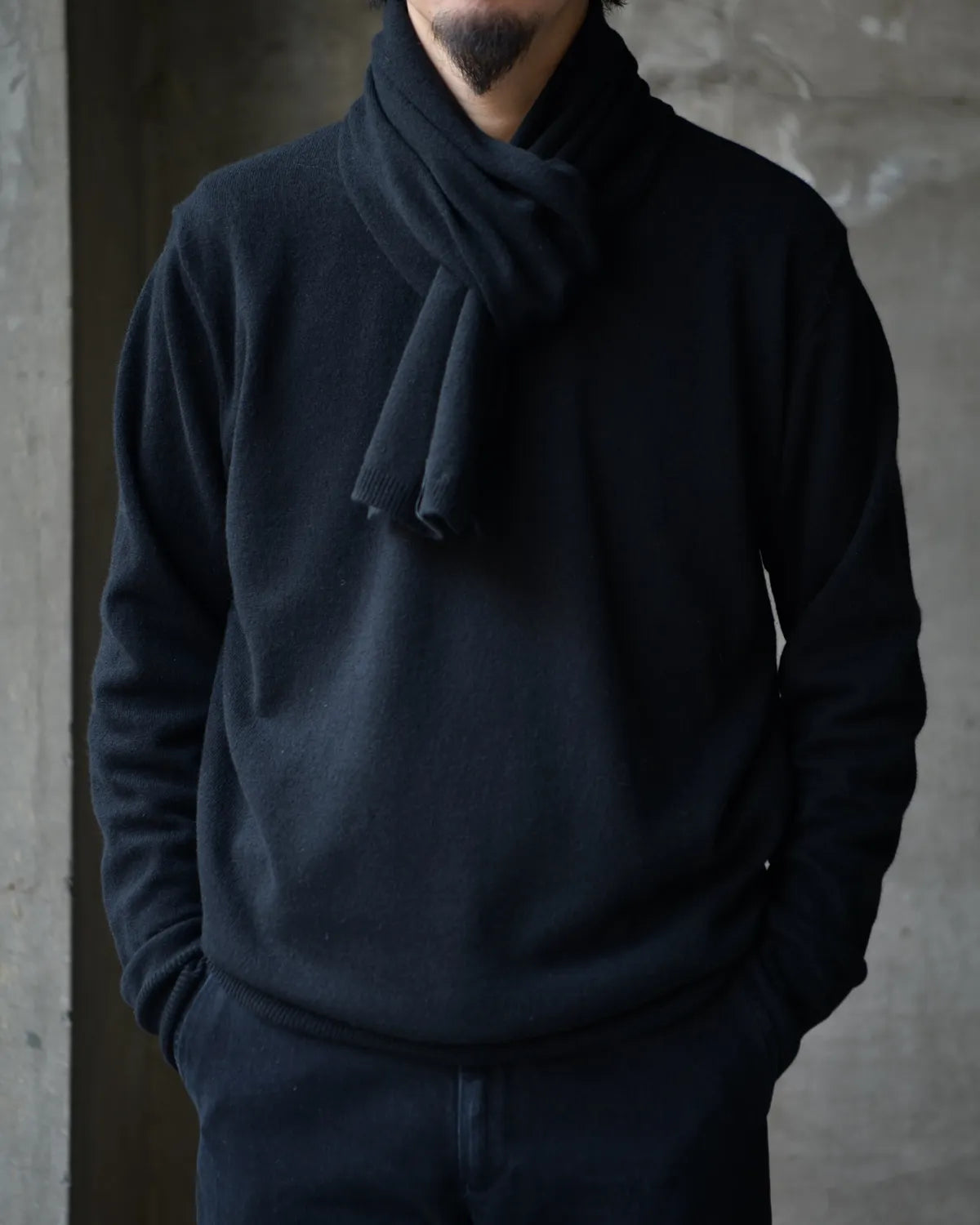 N.HOOLYWOOD / CASHMERE KNIT STOLE (2254-AC01)