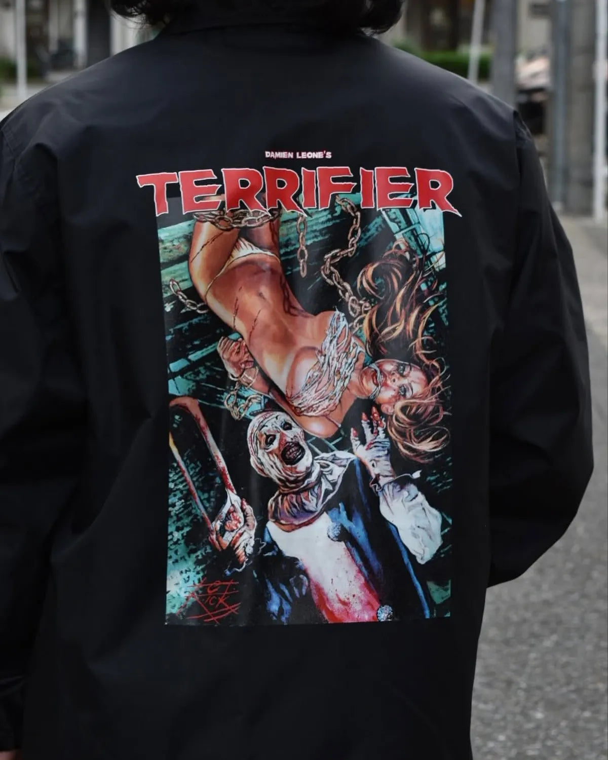 WACKO MARIA × TERRIFIER / COACH JACKET (TERRIFIER-WM-BL02)