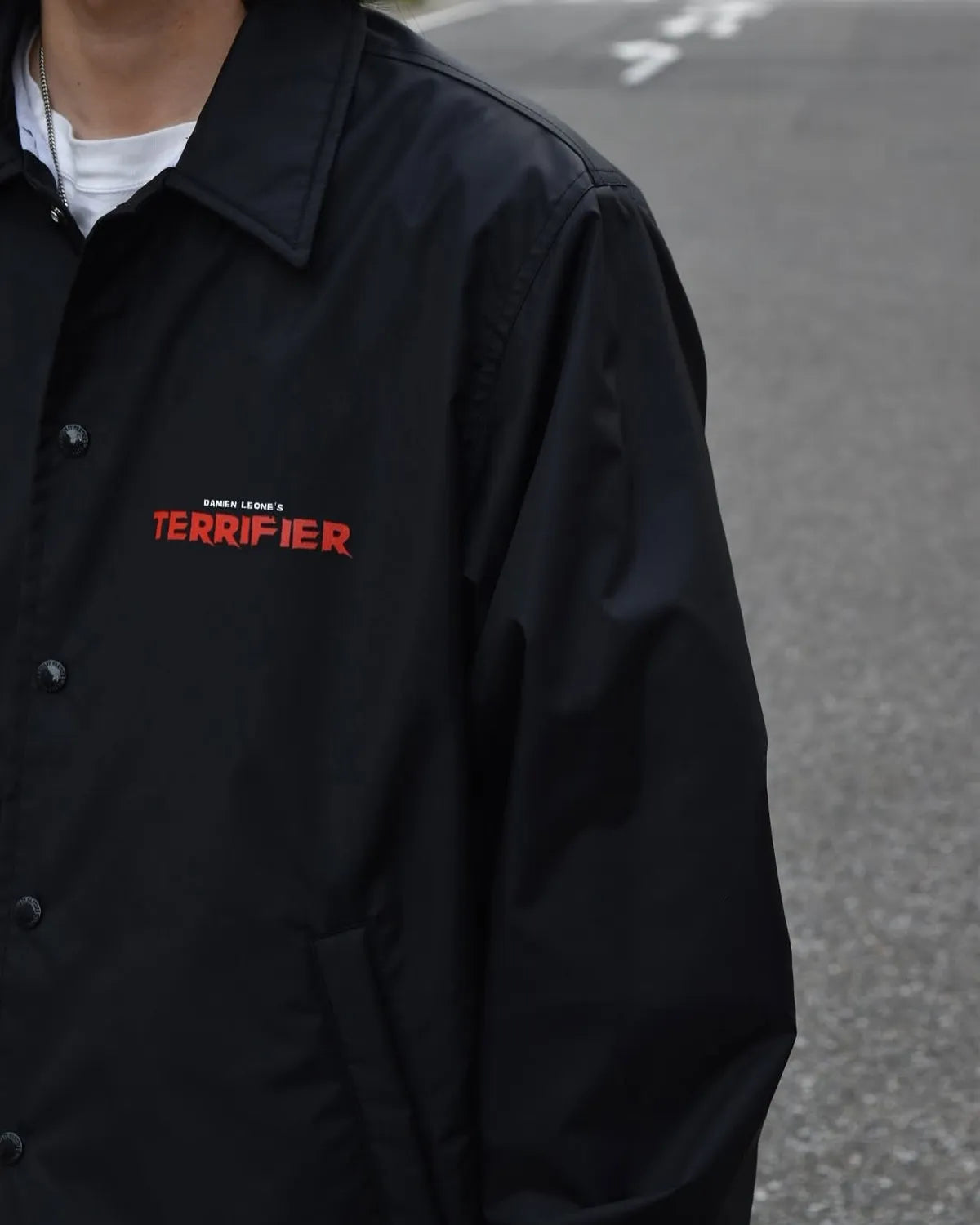 WACKO MARIA × TERRIFIER / COACH JACKET (TERRIFIER-WM-BL02)