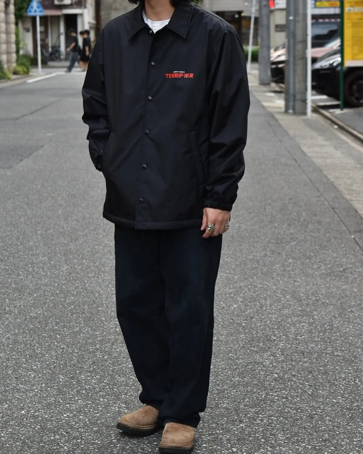 WACKO MARIA × TERRIFIER / COACH JACKET (TERRIFIER-WM-BL02)