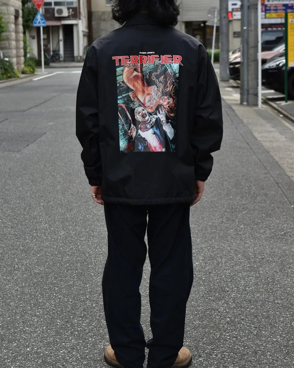 WACKO MARIA × TERRIFIER / COACH JACKET (TERRIFIER-WM-BL02)