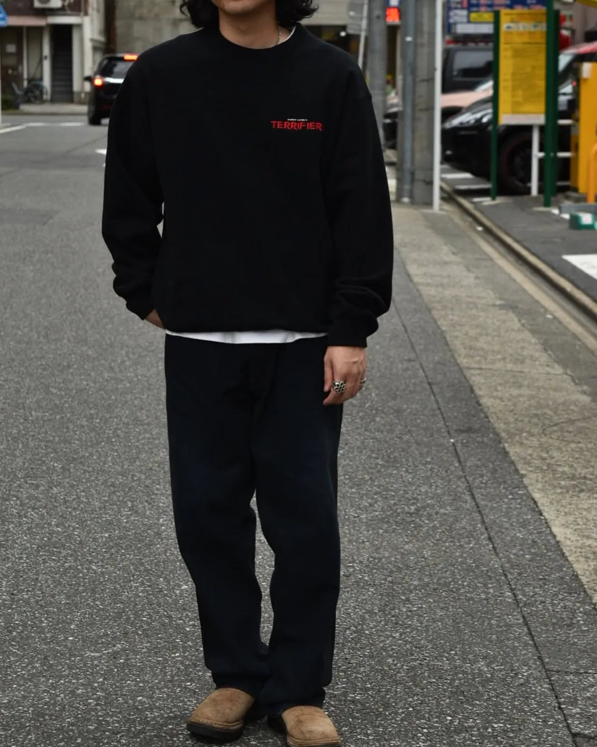 WACKO MARIA × TERRIFIER / HEAVY WEIGHT SWEAT SHIRT -TYPE 4- (TERRIFIER-WM-SS08)