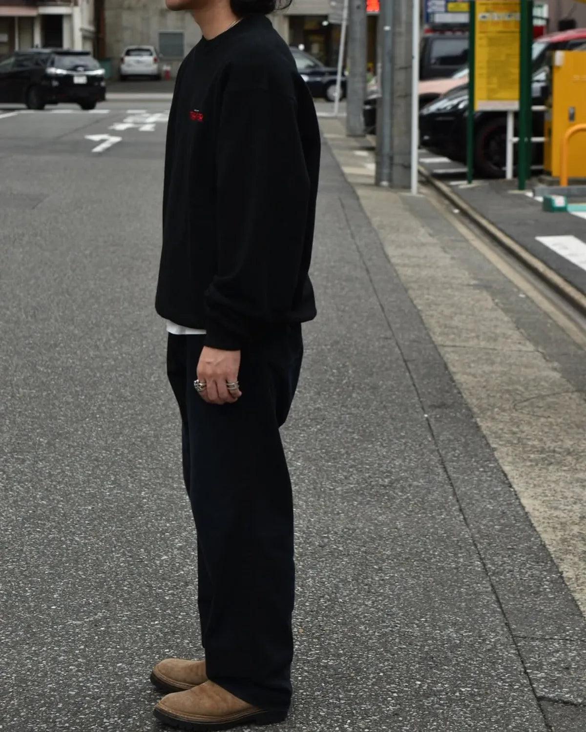 WACKO MARIA × TERRIFIER / HEAVY WEIGHT SWEAT SHIRT -TYPE 4- (TERRIFIER-WM-SS08)