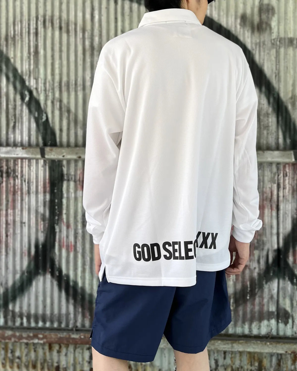 GOD SELECTION XXX / Mini Box Logo Long Sleeve Polo (GX-S26-CS-04)