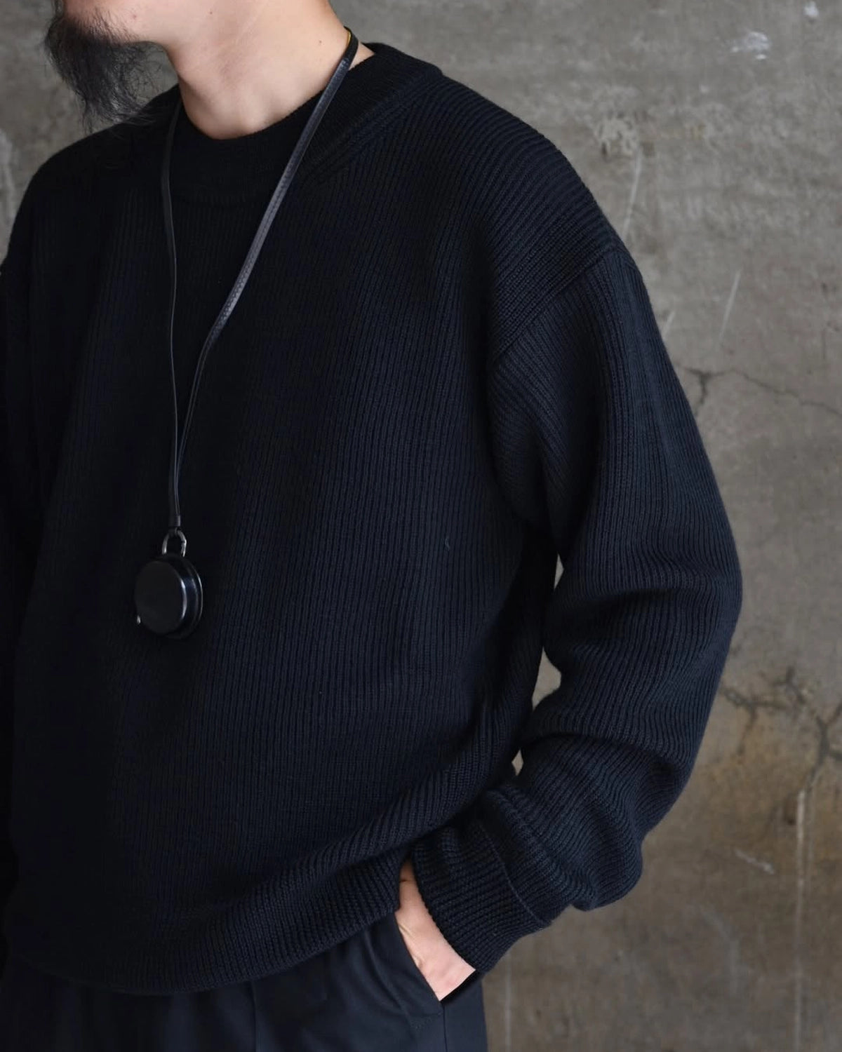 LEMAIRE / BOXY ROUND NECK SWEATER (TO1419 LK1042)