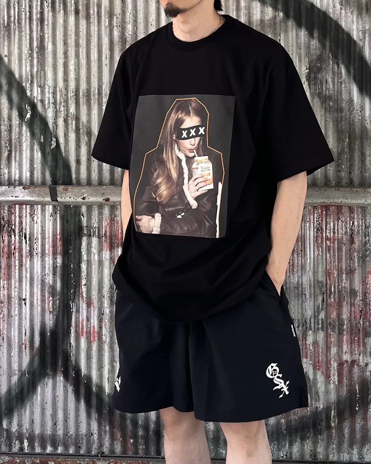 GOD SELECTION XXX / XXX Box Logo Juice Photo Tee (GX-S26-ST-04)