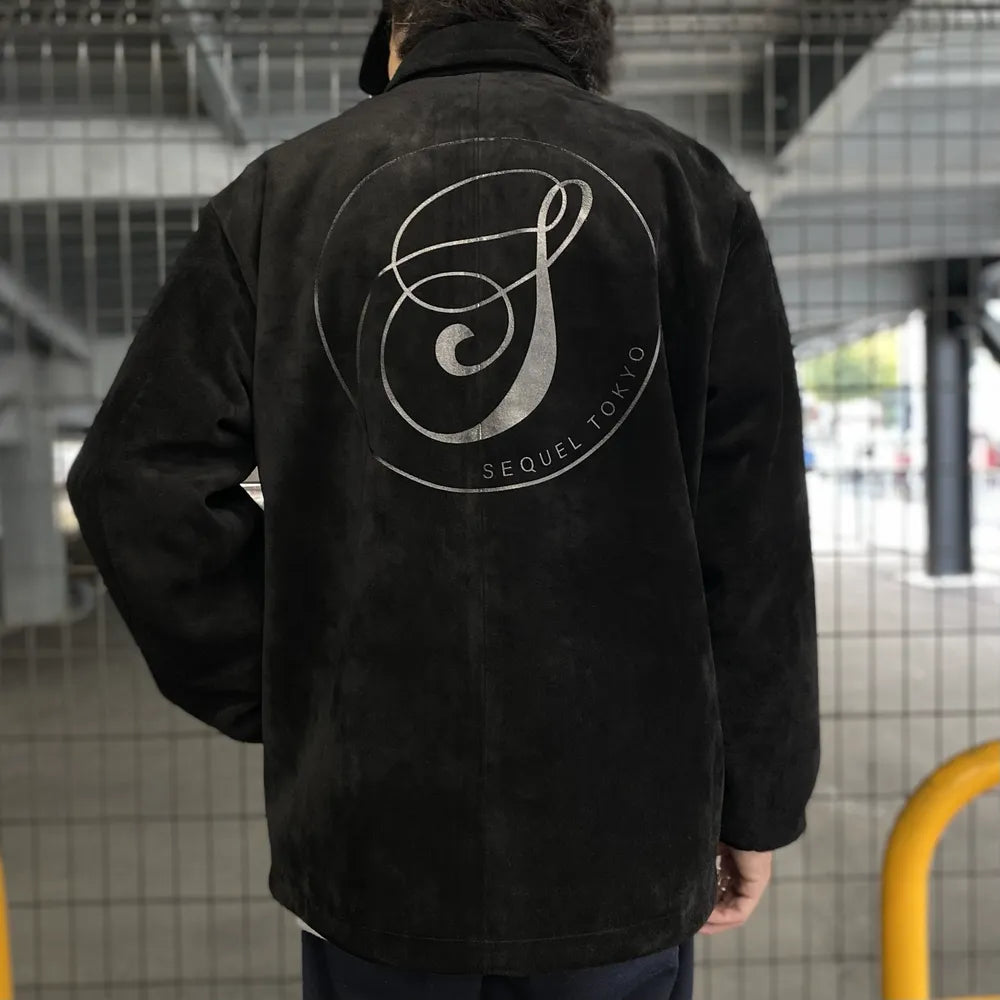 SEQUEL / SUEDE LEATHER COACH JACKET