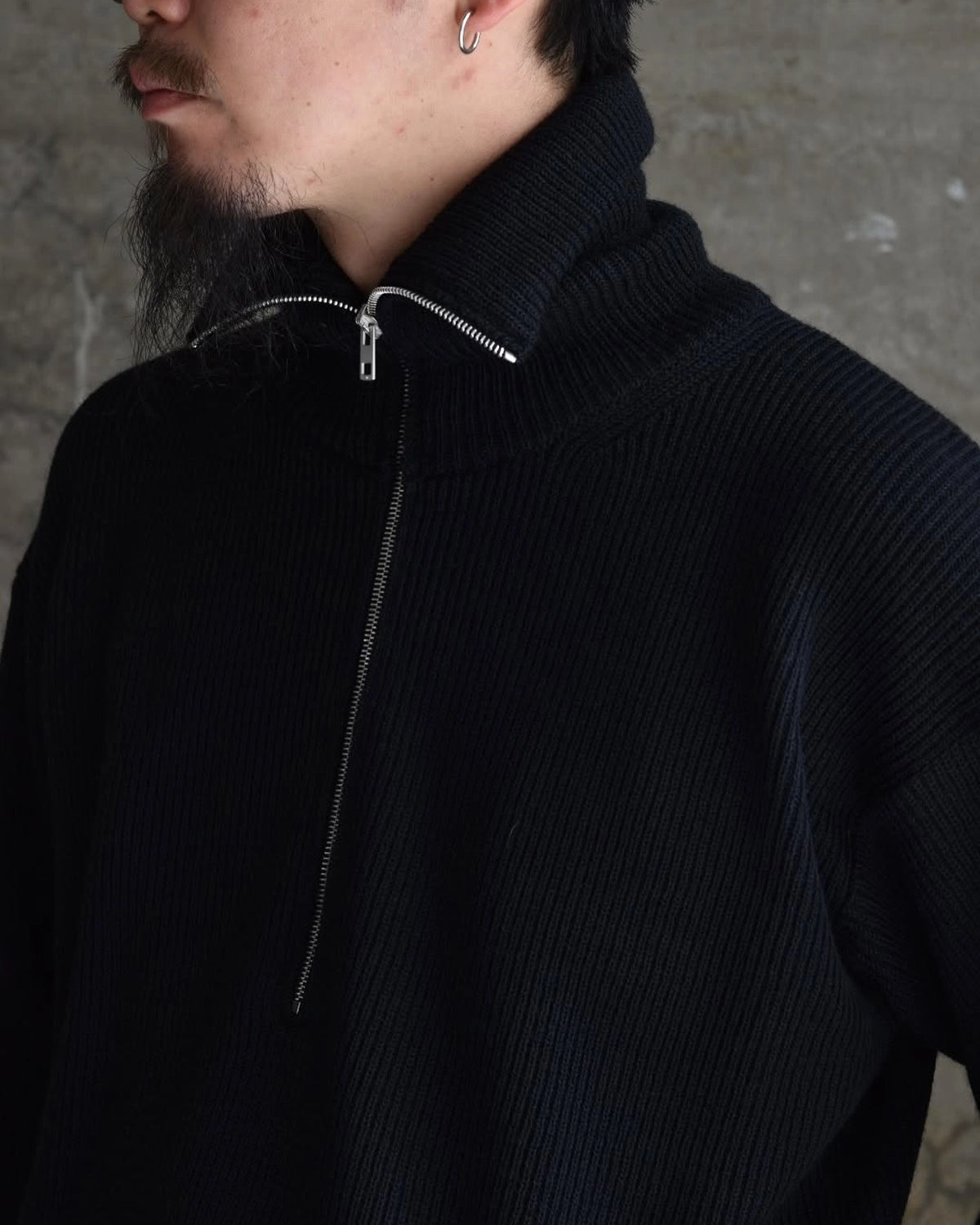LEMAIRE / HALF ZIP SWEATER (TO1439 LK1042)