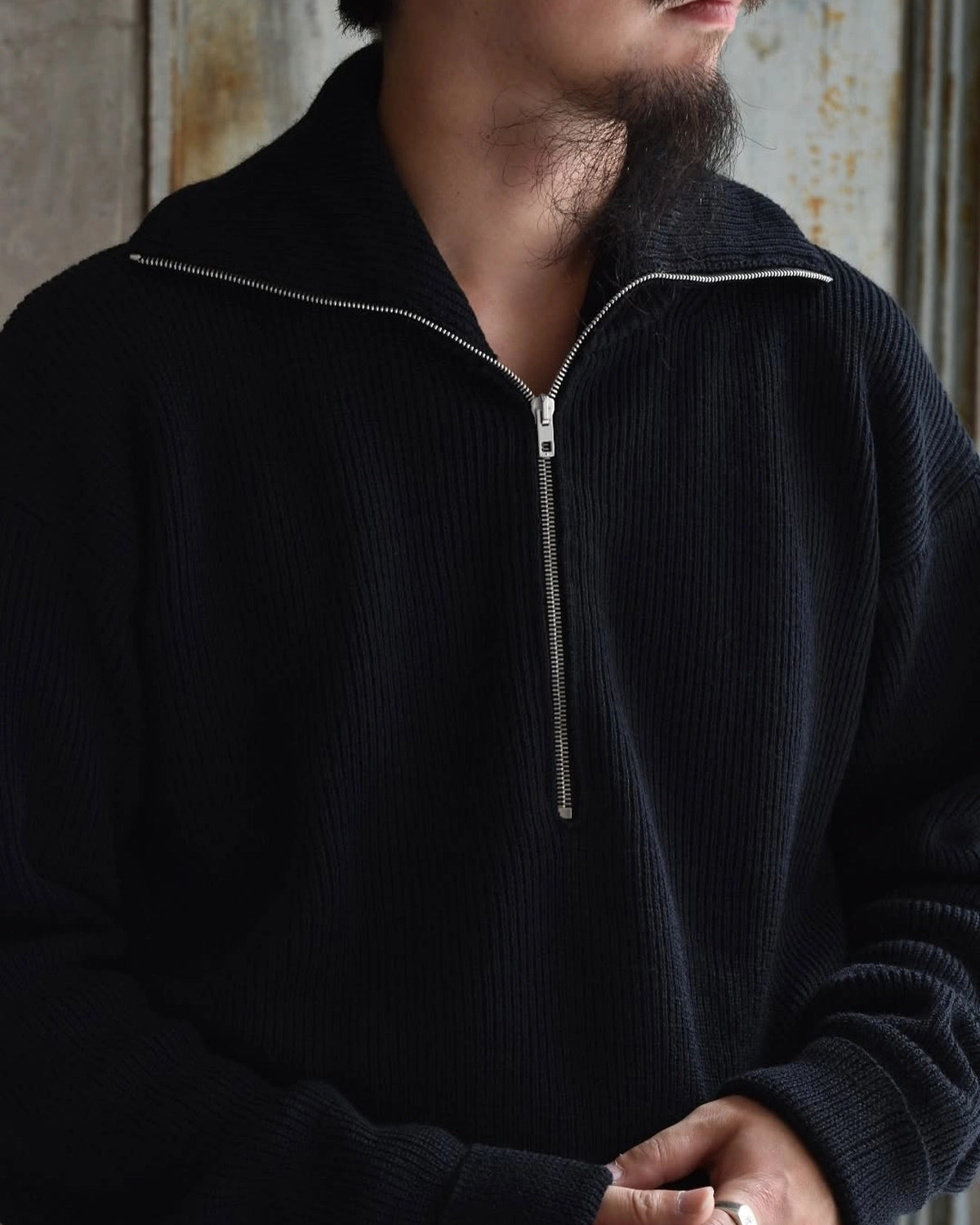 LEMAIRE / HALF ZIP SWEATER (TO1439 LK1042)