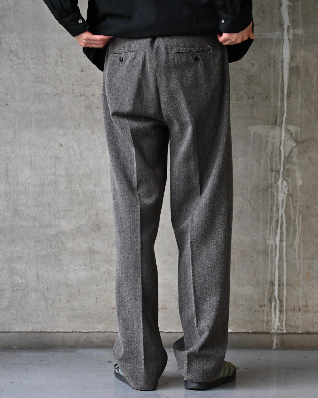 ISSUETHINGS / TYPE118 -WOOL HERRINGBONE- (26b/118-wn-00)