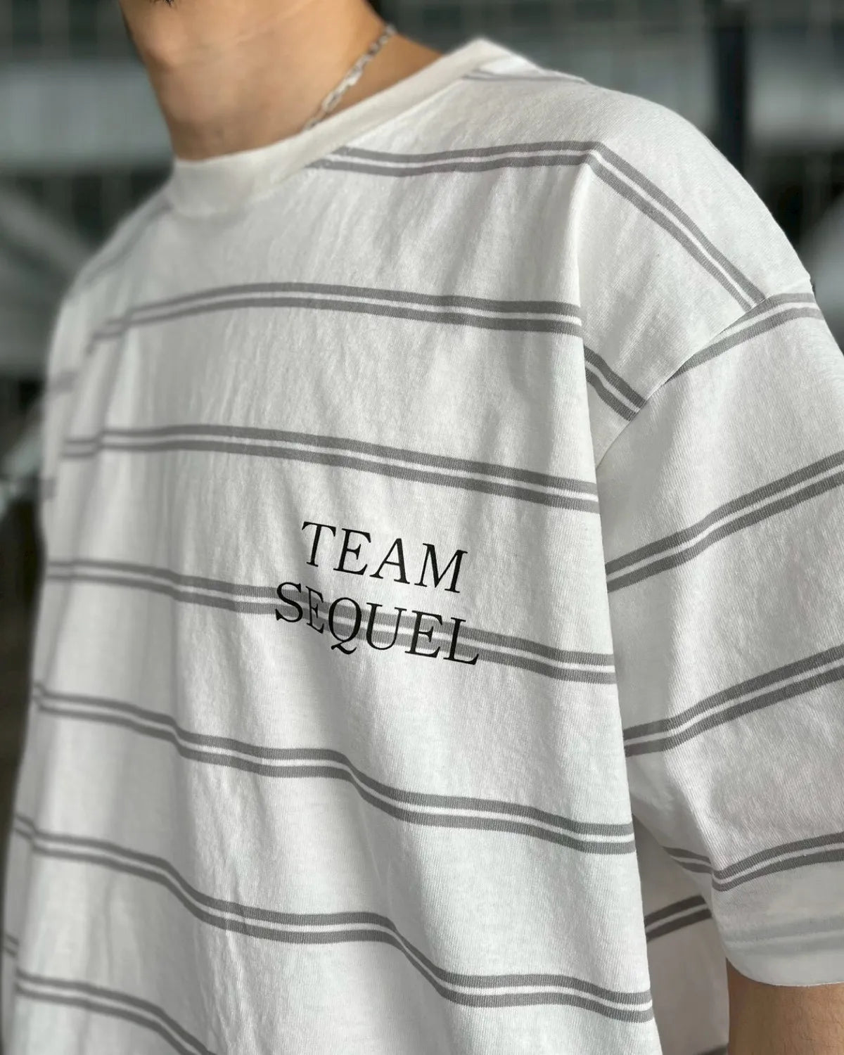 SEQUEL / BORDER T-SHIRT (SQ-26SS-CS-03)