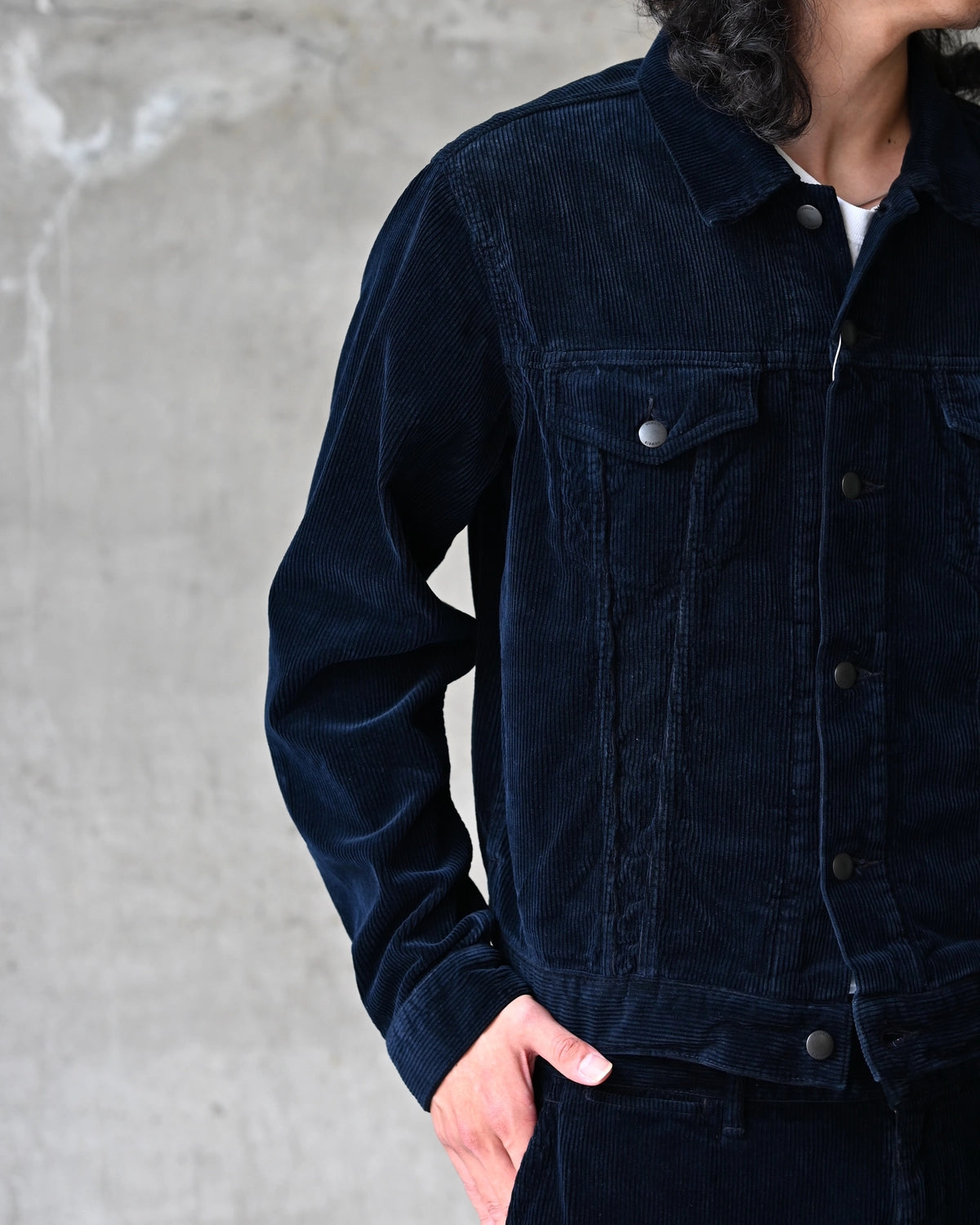 vowels / Corduroy Trucker Jacket (VO-26AW-OW060)