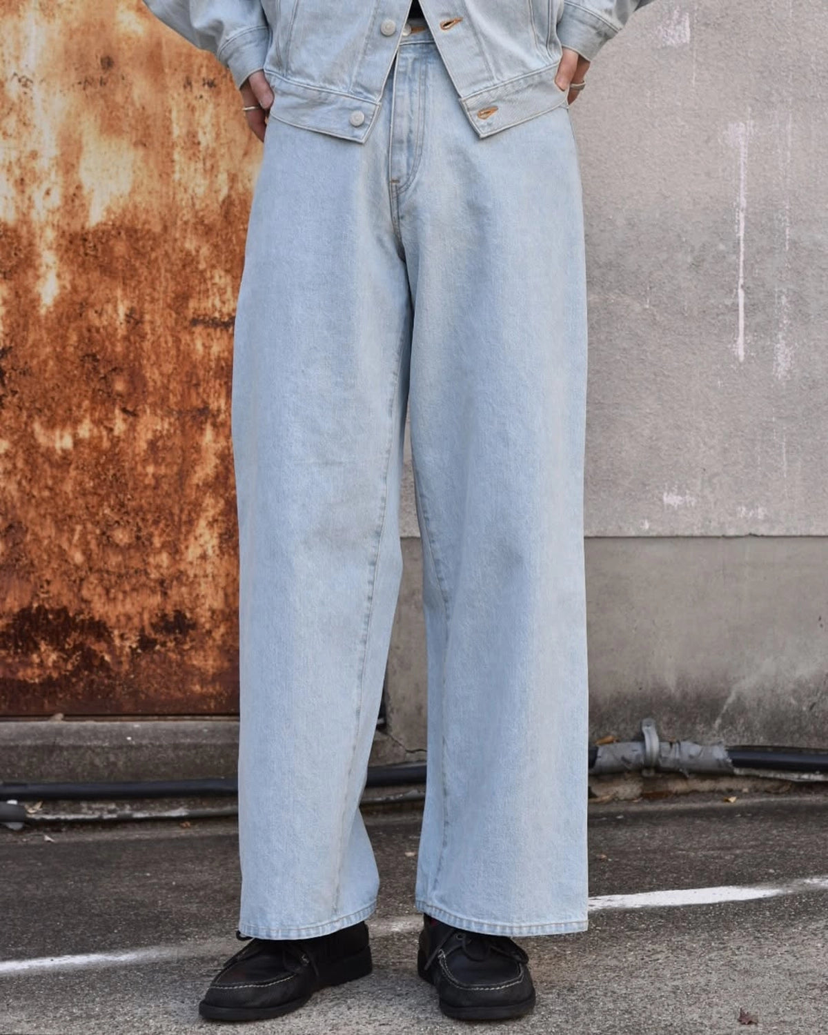 CEIVE / DENIM PANTS -WIDE FIT (P003-01)