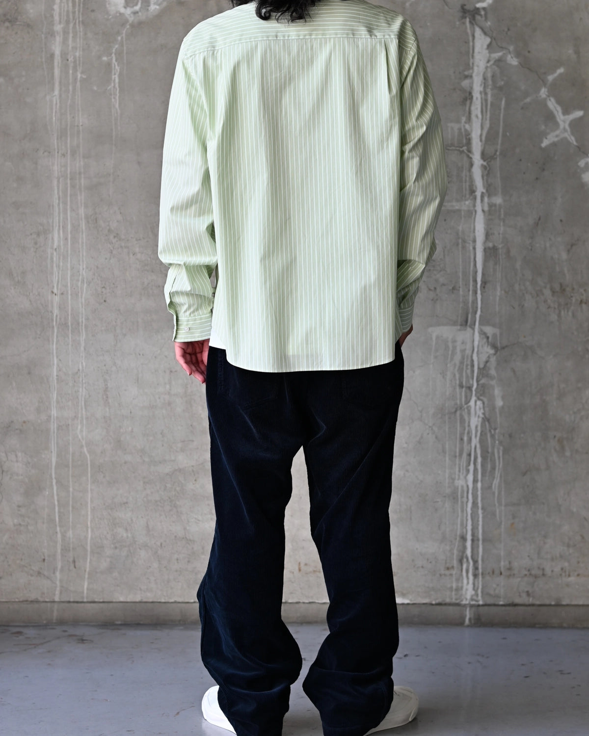 vowels / L/S Striped Shirt (VO-26AW-SH019)