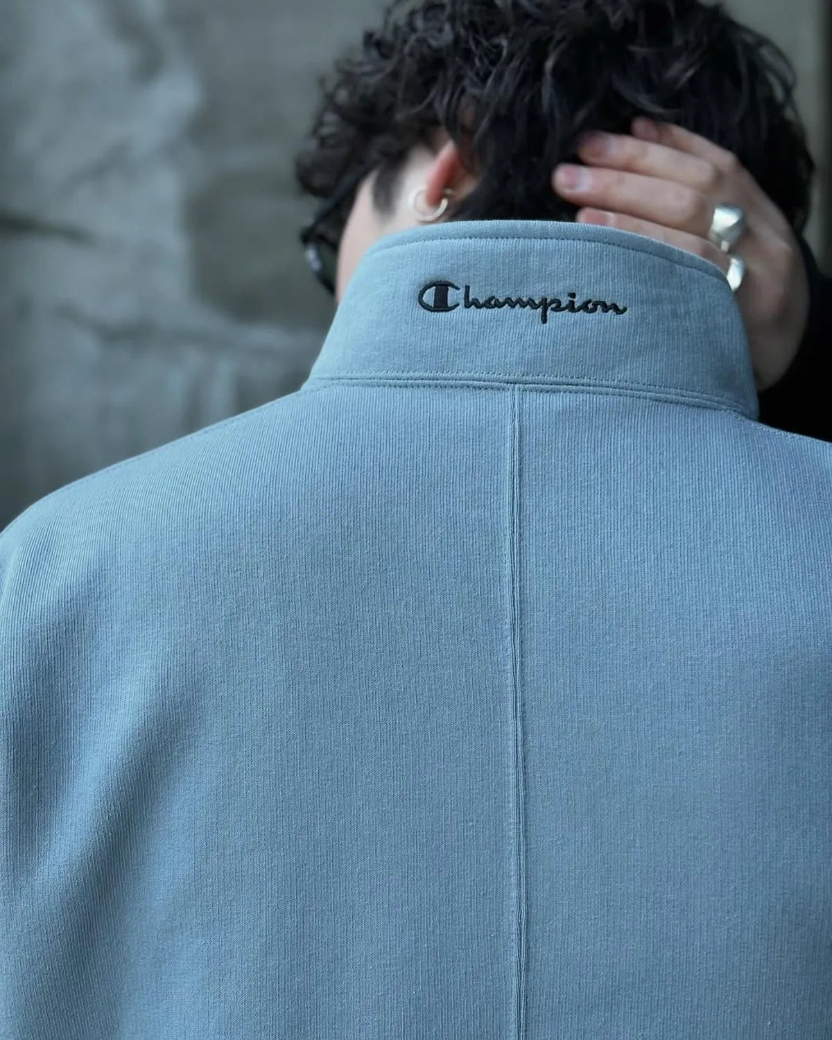 N.HOOLYWOOD × Champion / HALF ZIP SWEATSHIRTS (C8-B022)