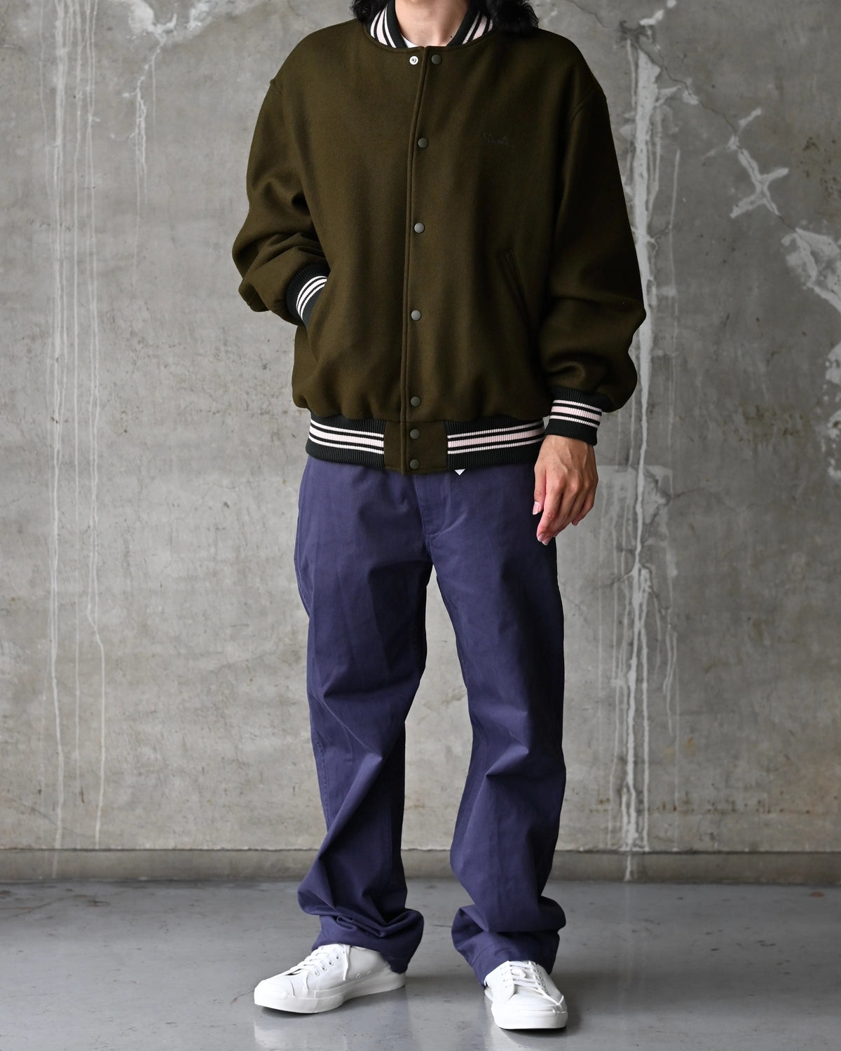 vowels / Wool Varsity Jacket (VO-26AW-OW034)