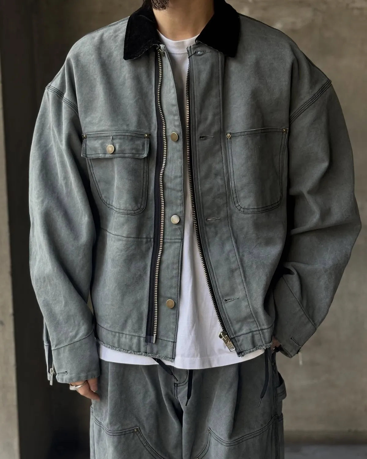 N.HOOLYWOOD COMPILE / WORK JACKET (2252-BL71-038)