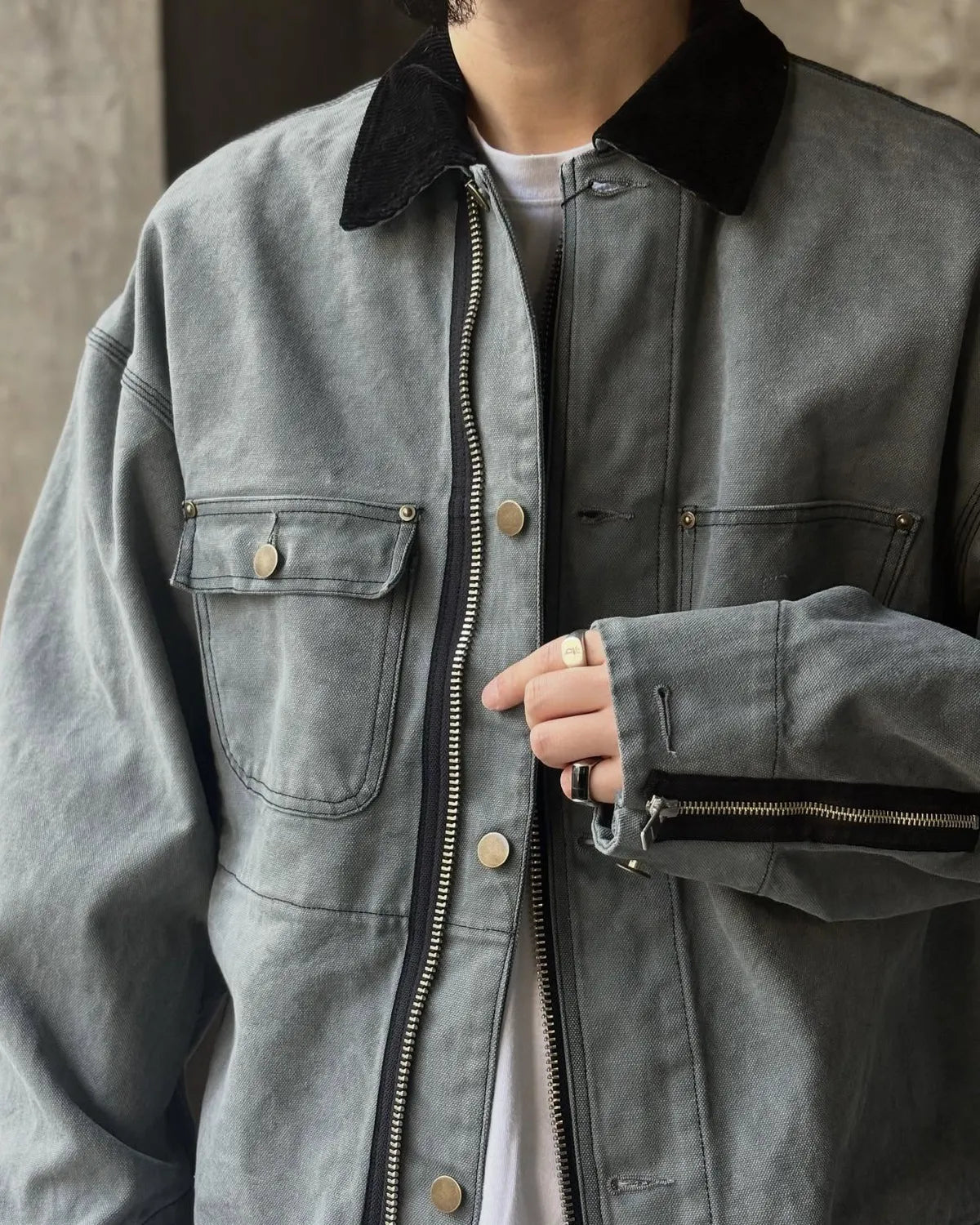 N.HOOLYWOOD COMPILE / WORK JACKET (2252-BL71-038)