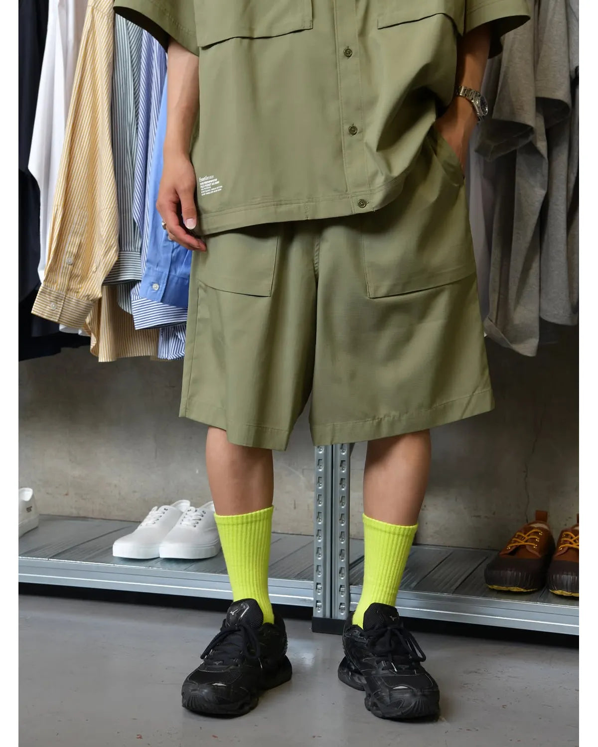 FreshService / COOLFIBER RIPSTOP BAKER SHORTS (FSC262-40011)