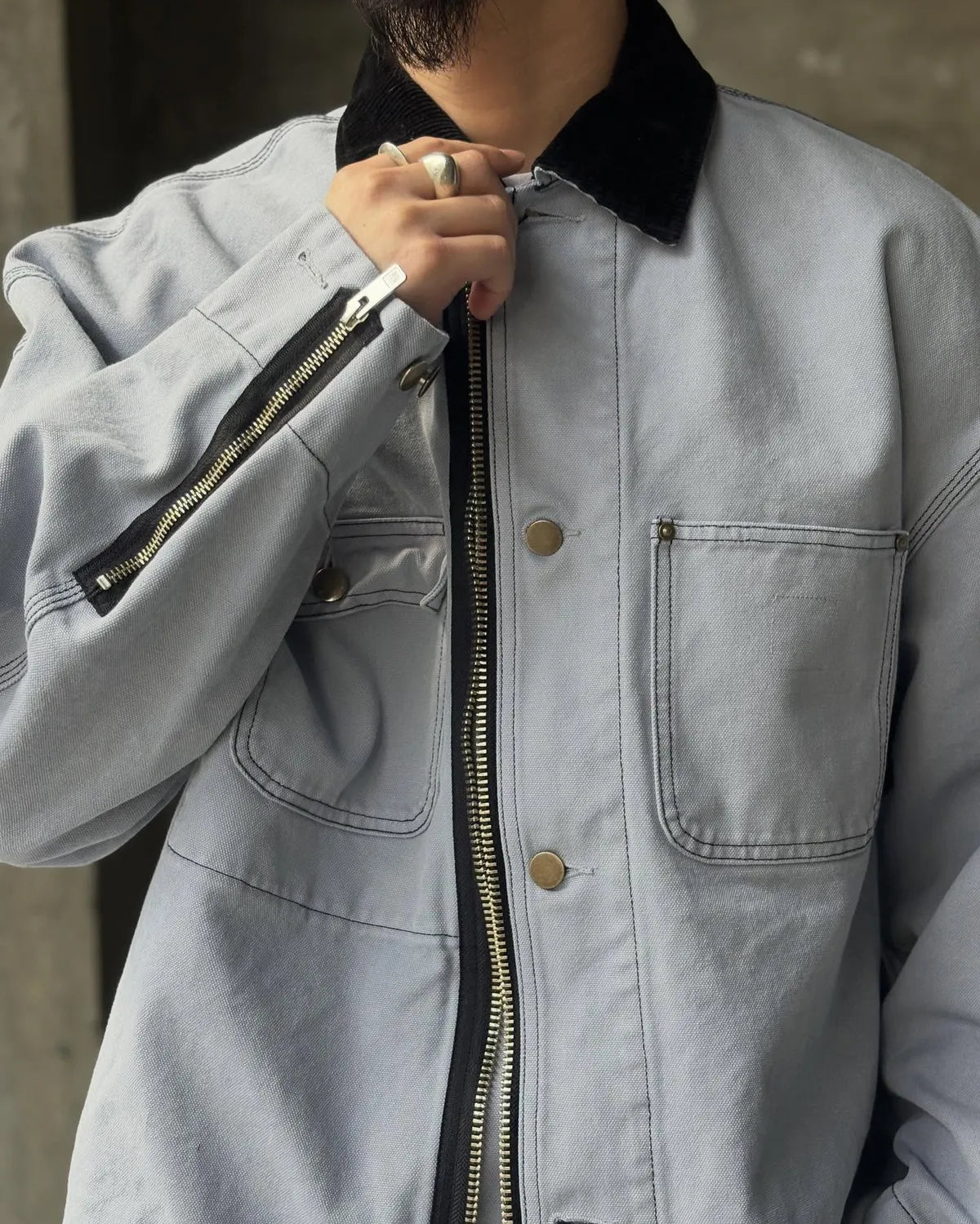 N.HOOLYWOOD COMPILE / WORK JACKET (2252-BL71-038)