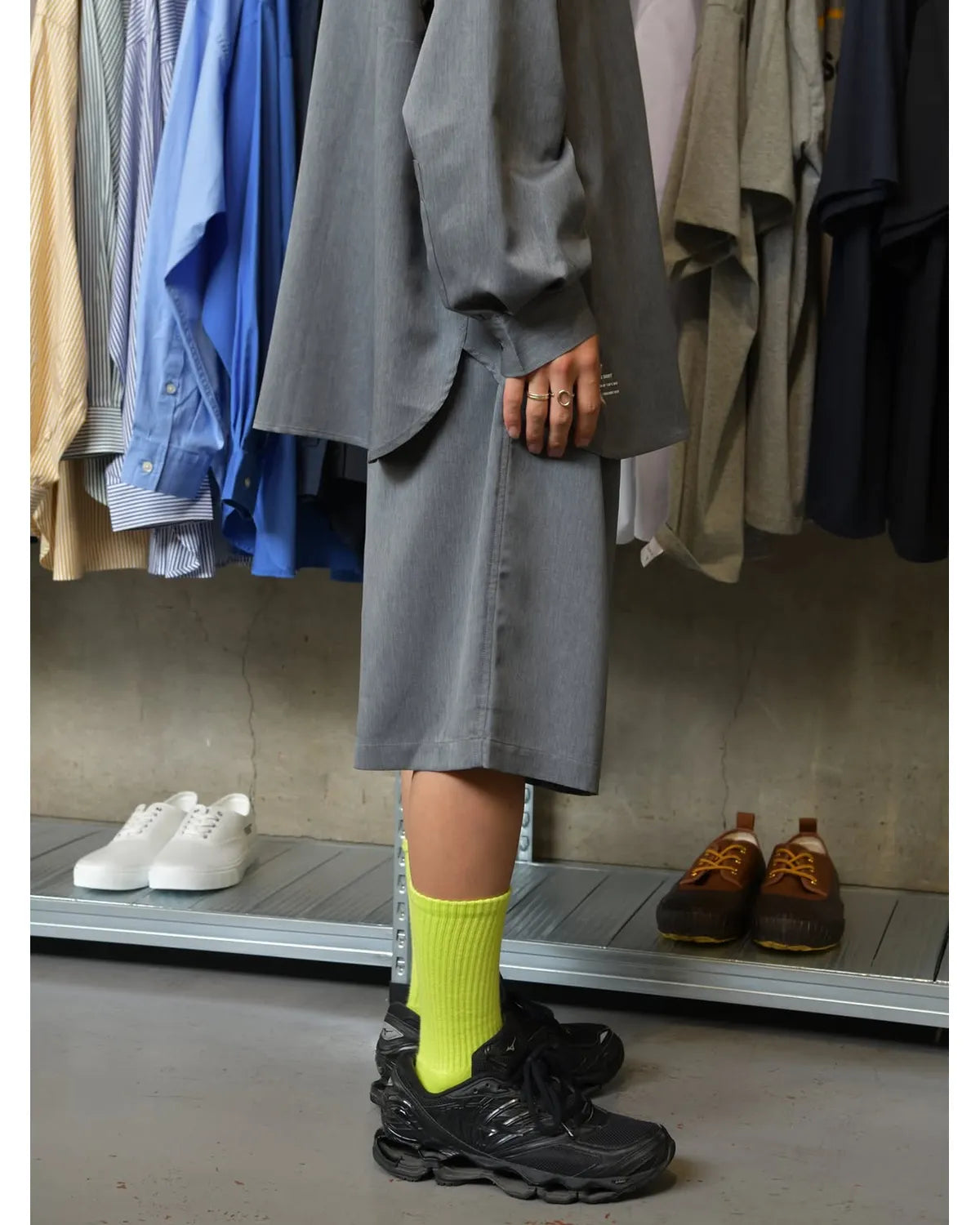 FreshService / COOLFIBER TWO TUCK EASY SHORTS (FSC262-40025)