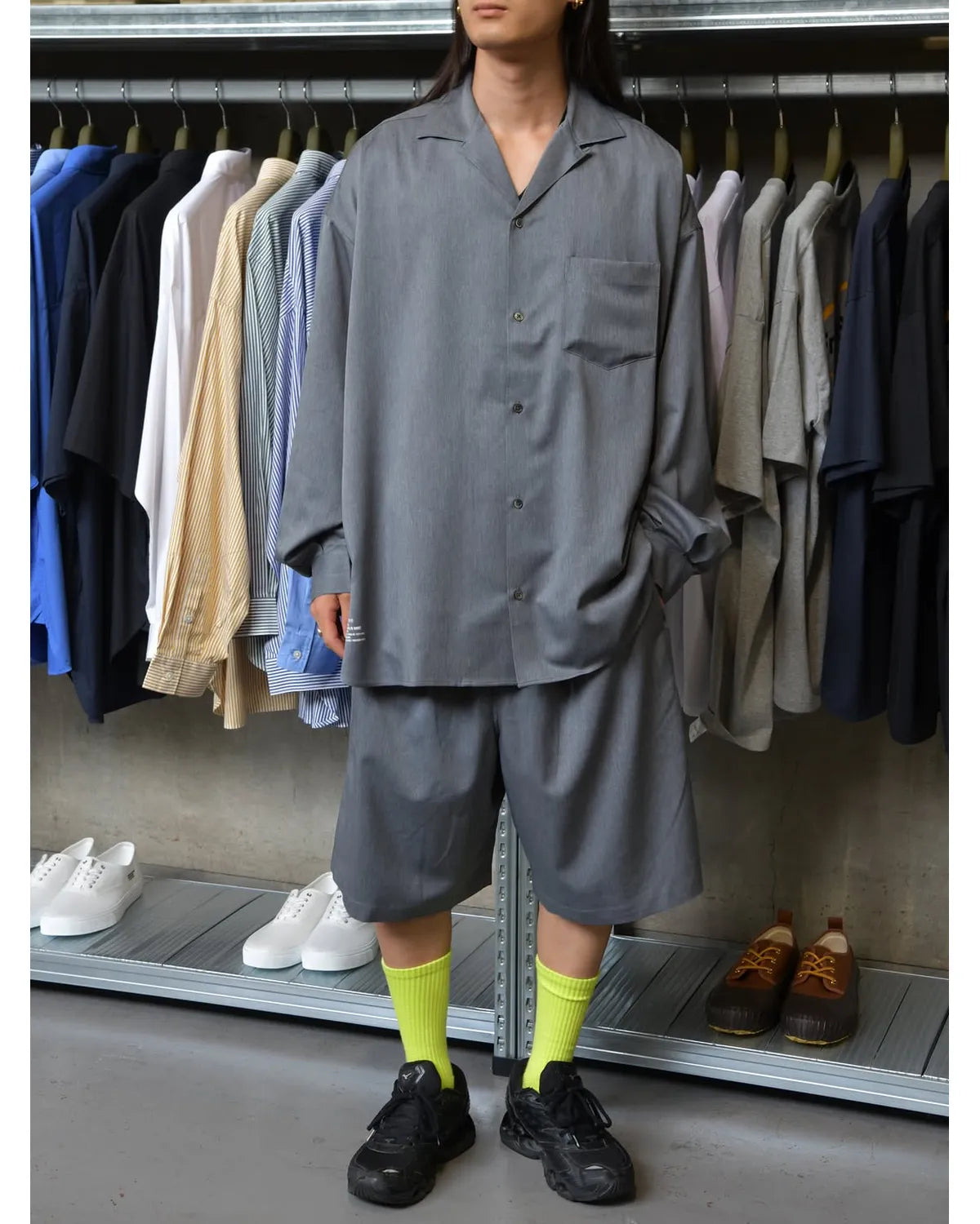 FreshService / COOLFIBER OPEN COLLAR L/S SHIRT (FSC262-50021)