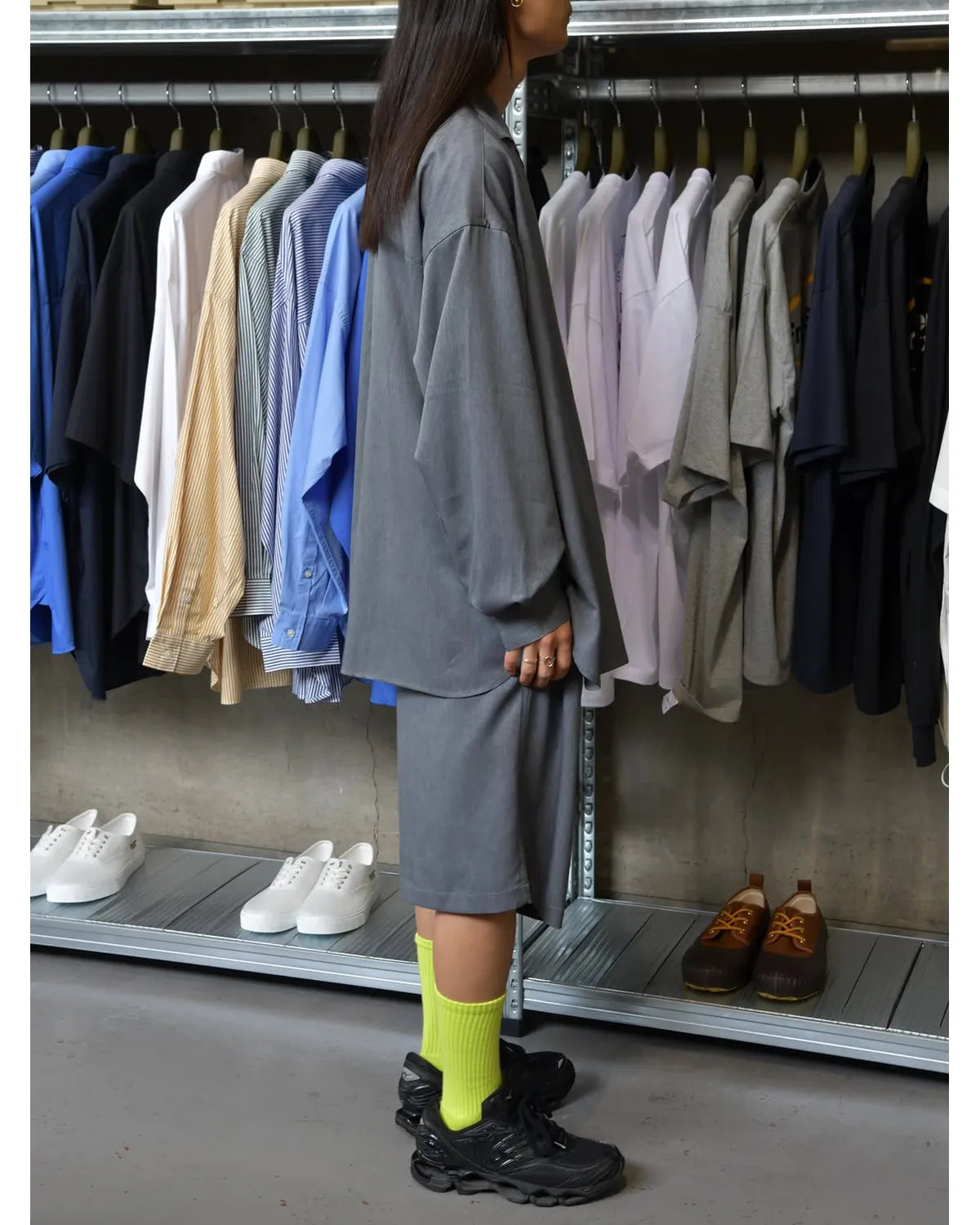 FreshService / COOLFIBER TWO TUCK EASY SHORTS (FSC262-40025)