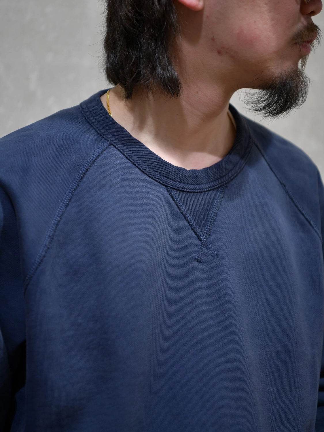 RRL / ガーメントダイド フレンチ テリー スウェットシャツ (MNRRKNI16820181)