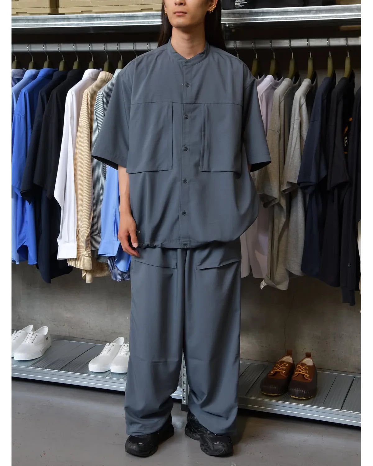 FreshService / COOLFIBER RIPSTOP FILD POCKET S/S SHIRT (FSC262-50009)