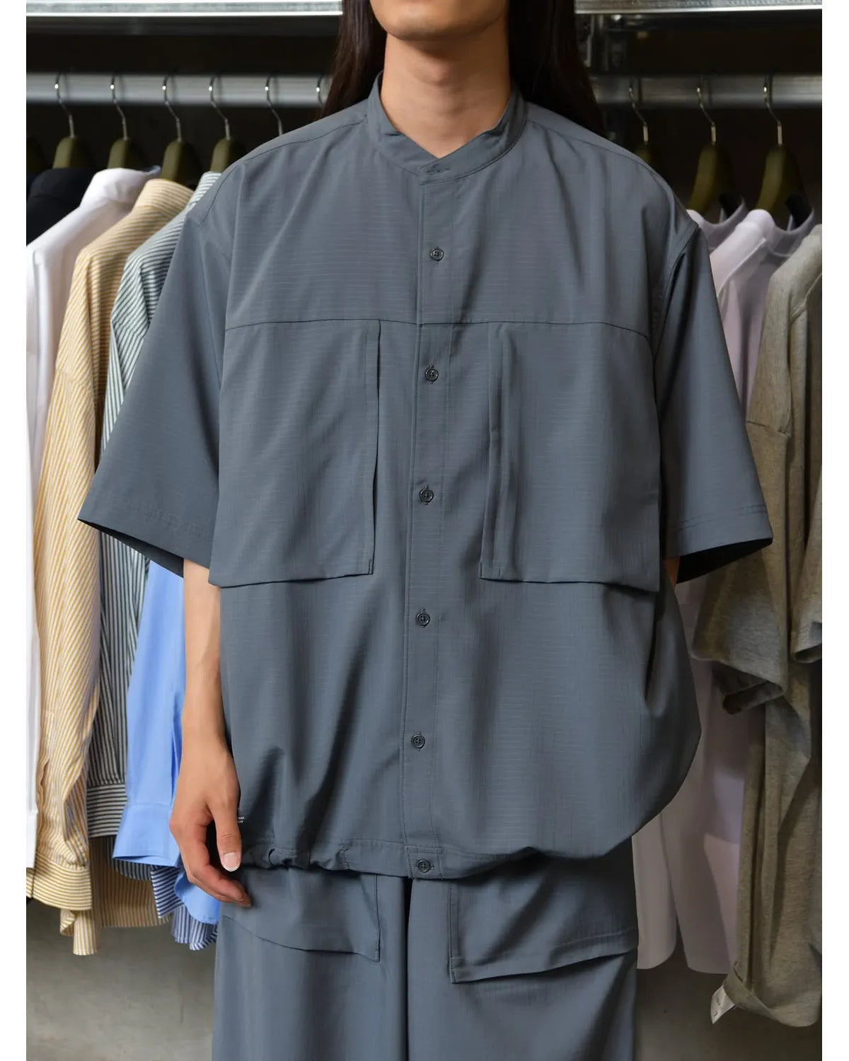 FreshService / COOLFIBER RIPSTOP FILD POCKET S/S SHIRT (FSC262-50009)