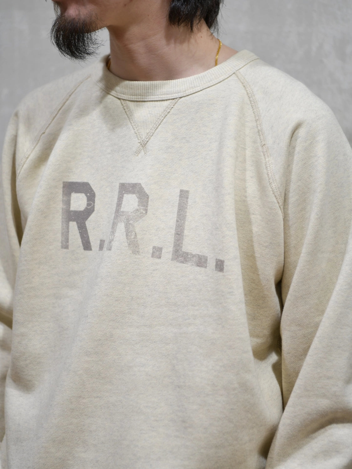 RRL / フレンチ テリー グラフィック スウェットシャツ (MNRRKNI16820134)