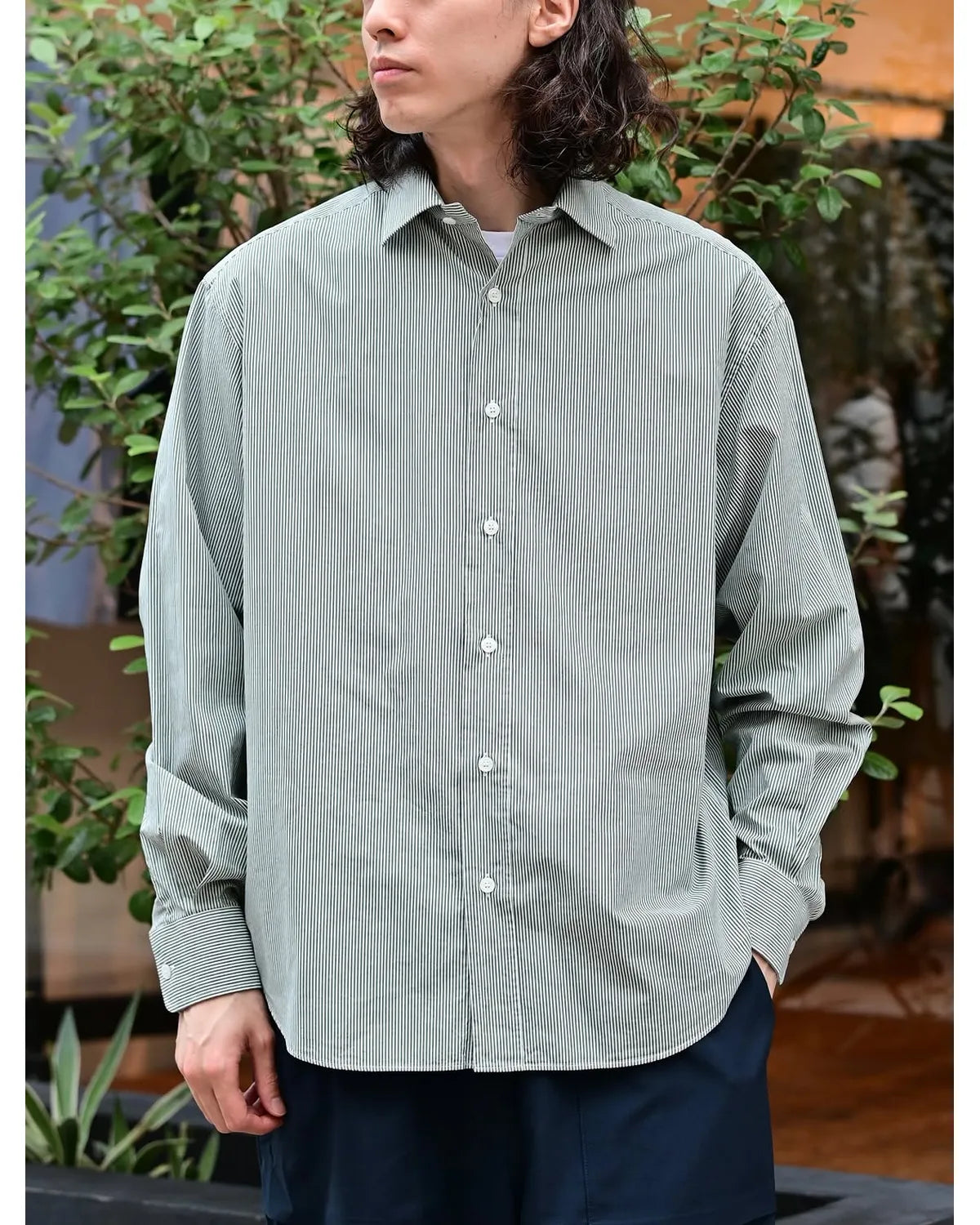 A.PRESSE / Spread Collar Shirt (26AAP-02-15)