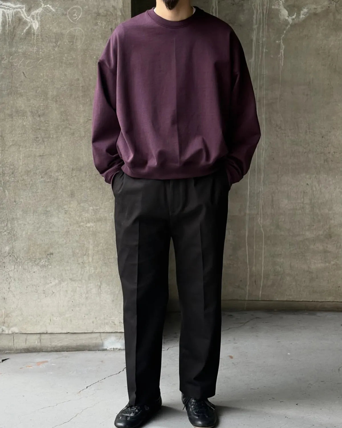 MARKAWARE / FLAT TAPERED TROUSERS (A26A93PT01C)