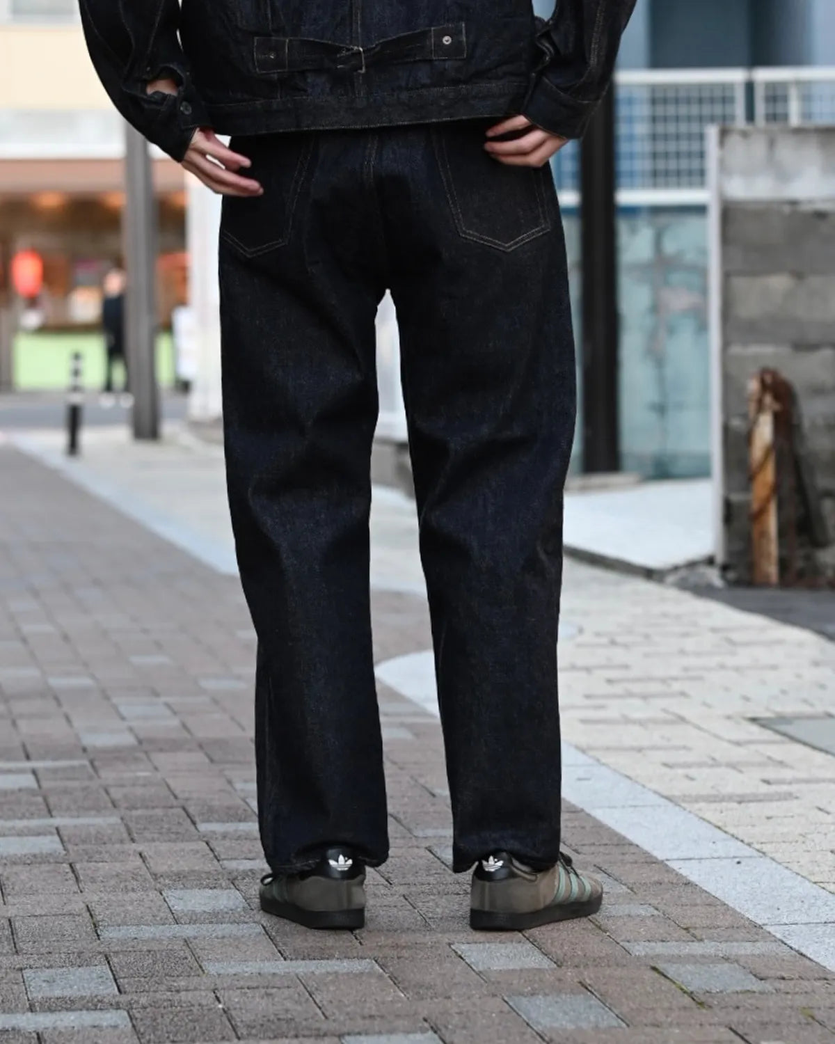 A.PRESSE / Washed Denim Wide Pants (AP-4001)