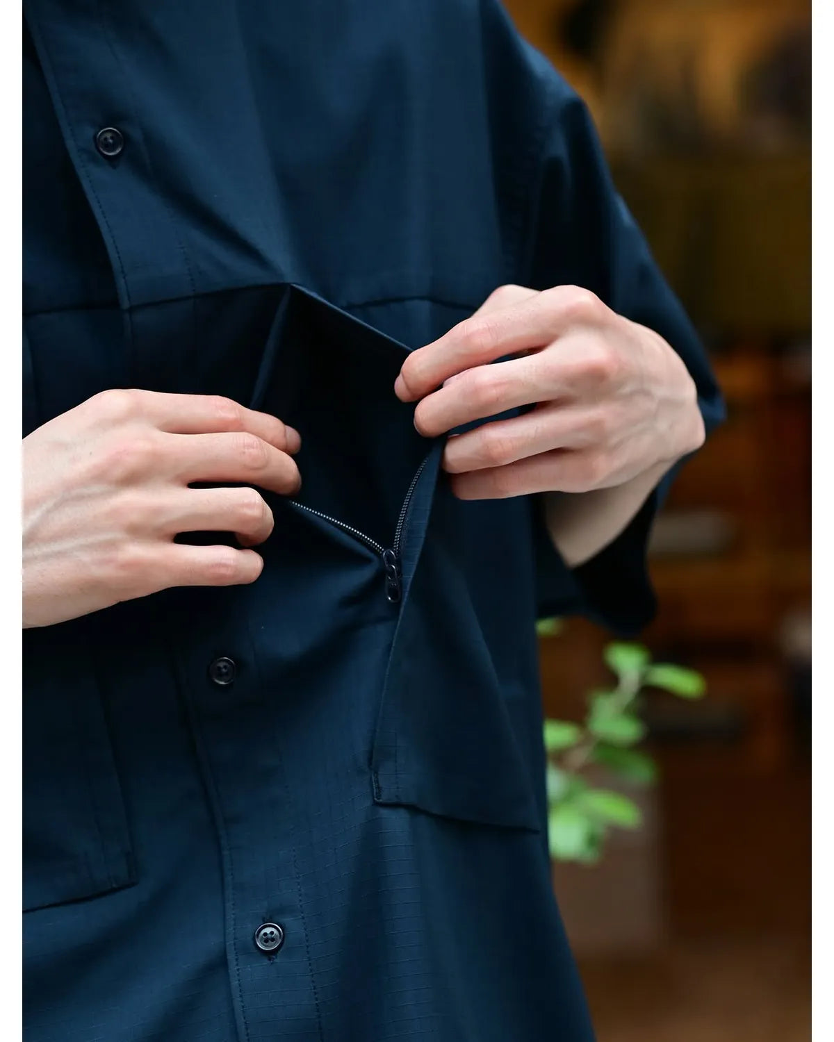 FreshService / COOLFIBER RIPSTOP FILD POCKET S/S SHIRT (FSC262-50009)