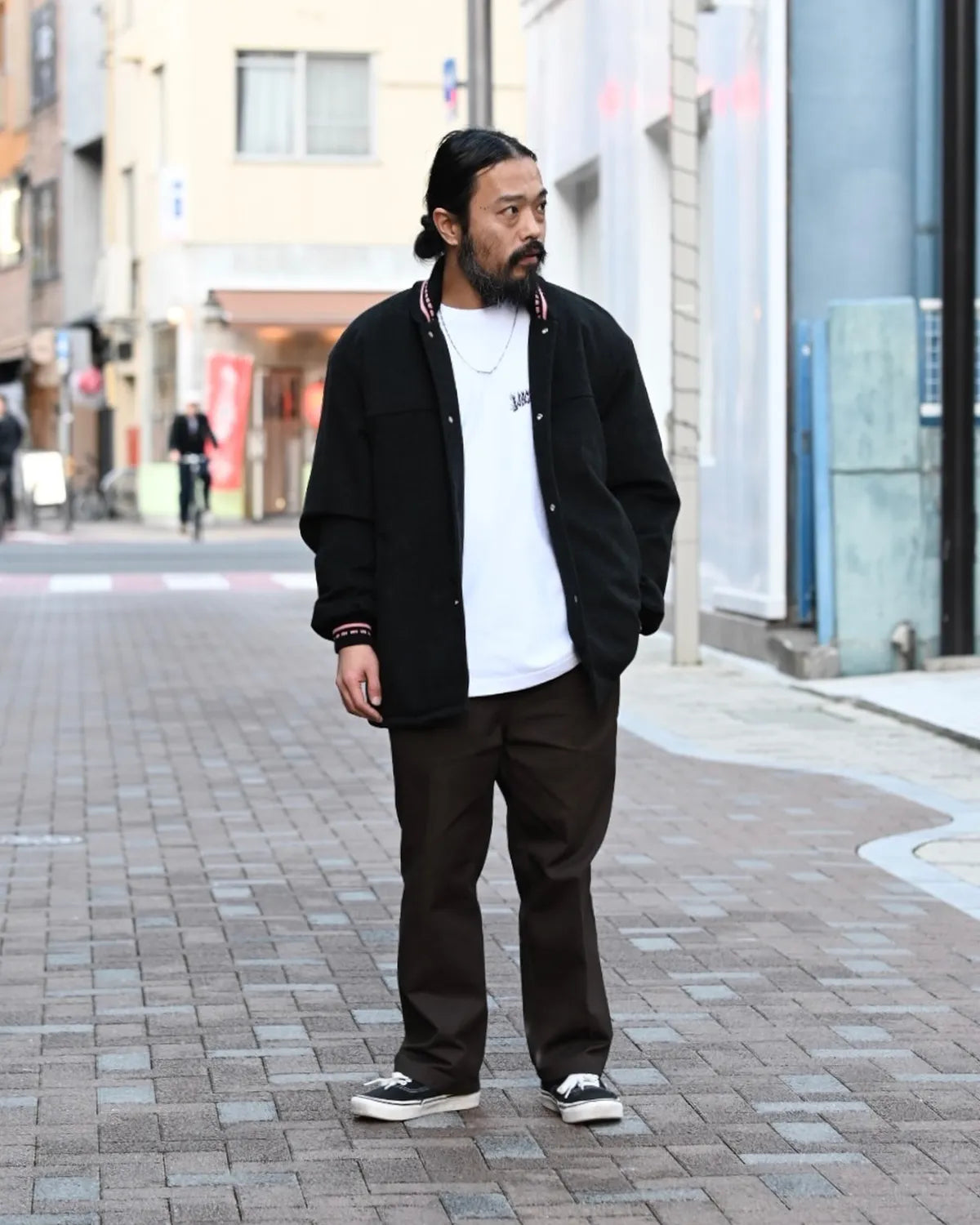 WACKO MARIA × LORO PIANA / CAR CLUB JACKET -A- -TYPE-1- (25FW-WMO-BL04)