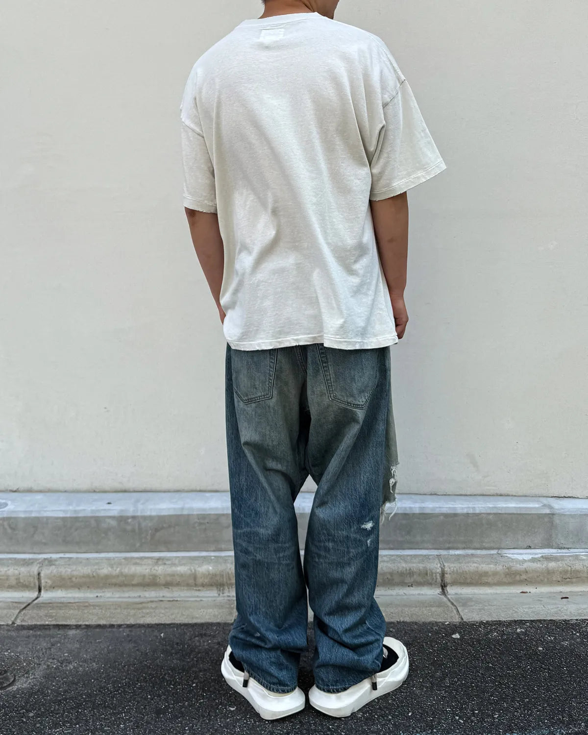 KAMIYA × Betty Boop / "I’m coming out" Betty BoopTM Distressed T-shirt (G17TS093)