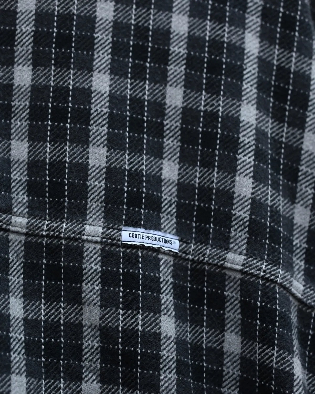 COOTIE PRODUCTIONS® / AD Processing Heavy Flannel Check Half Zip Pullover (CTE-25A408)
